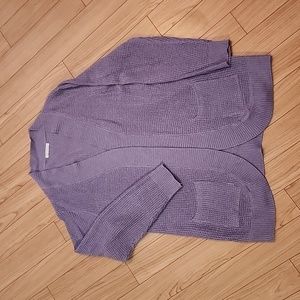 Womens purple cardigan